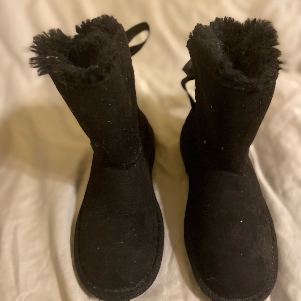 Black Fur-Lined Boots